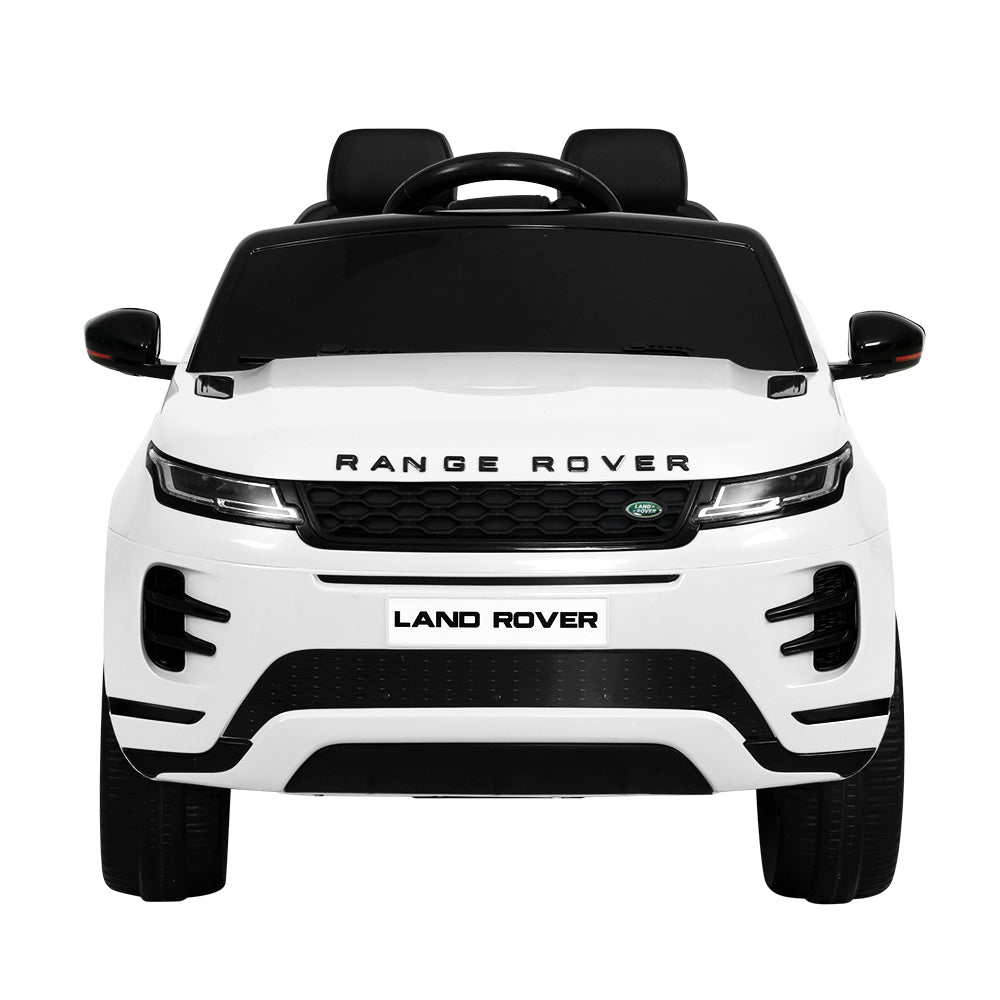 NNEDSZ  Car Licensed Land Rover 12V Electric Car Toys Battery Remote White