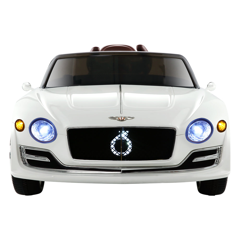 NNEDSZ Bentley  Car Licensed Electric Toys 12V Battery Remote Cars White